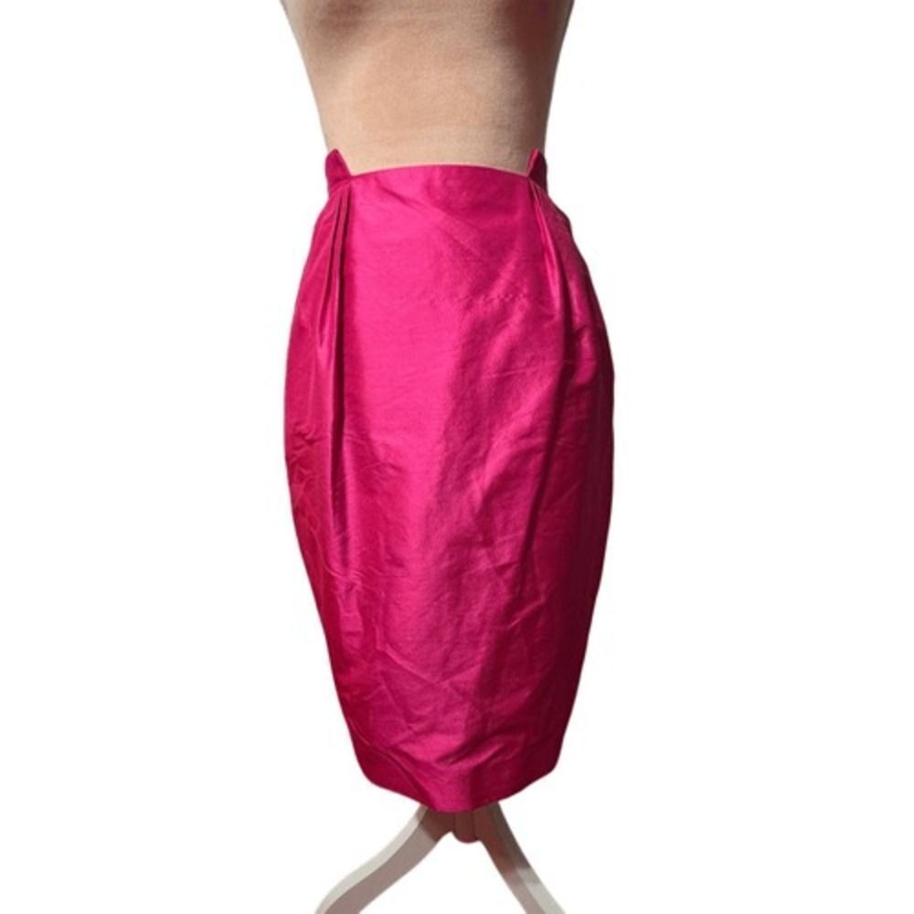 Rock & Republic Hot Pink Silk Skirt